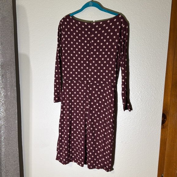 NWT Women’s Loft size small maroon dress - Picture 5 of 8